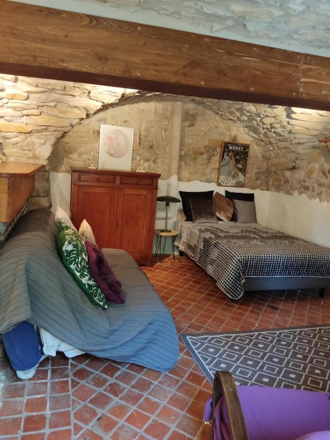 Ardeche Les Cigales, Studio Murier Piscine Partagee Grospierres Exterior foto