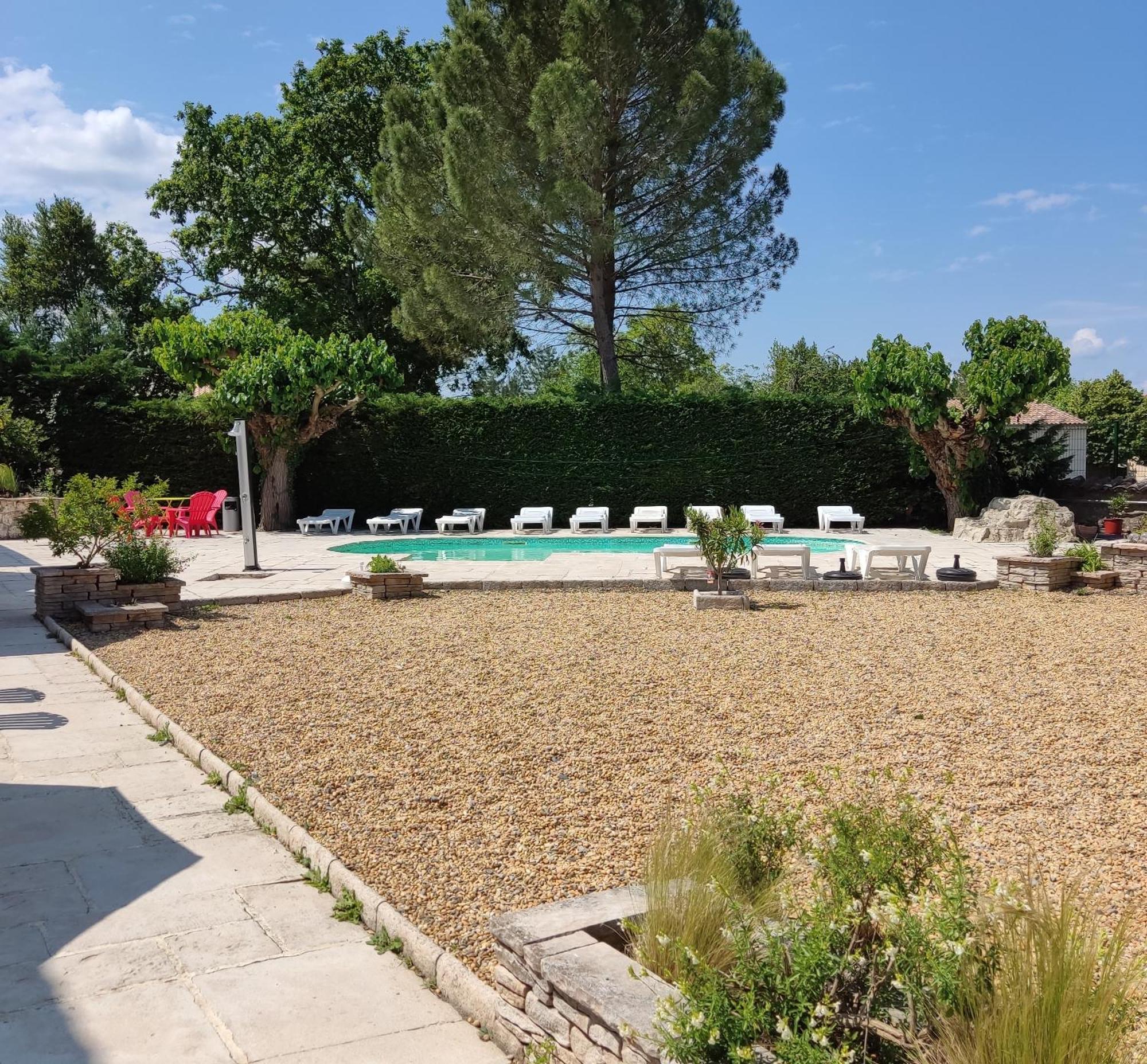 Ardeche Les Cigales, Studio Murier Piscine Partagee Grospierres Exterior foto